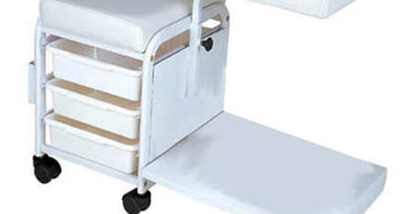 Salon Masters Pedicure Stool with Flat Base - Comfortable and Stable Spa Furniture