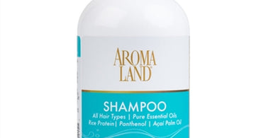 Aromaland Rosemary and Mint Shampoo 12 oz 6-pack wholesale for salons, wedding favors, and retail.