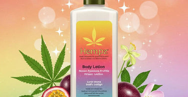 Hempz Limited Edition Pride Love & Passion Fruit Herbal Body Moisturizer - Vibrant bottle with rainbow design