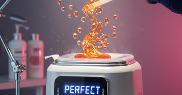 Professional esthetician applying hard wax at the perfect temperature for smooth hair removal