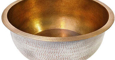 Solstice Hammered Copper Pedicure Bowl