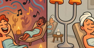 A serene and quiet spa treatment room demonstrating effective sound masking for ultimate client relaxation