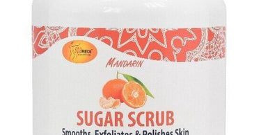 Spa Redi Mandarin Sugar Scrub in a large 58 oz professional container