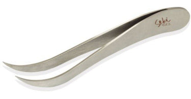 Stainless Steel Contour Point Tweezer by Seki Edge professional precision brow tool for salons