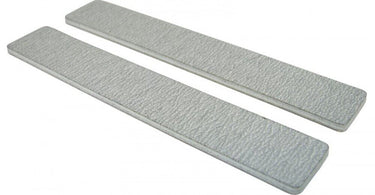 Jumbo pack of Standard Zebra Cushion Nail Files 80/80 grit with white center by DHS Products in a 1,400 mega case for professional nail salons and spas.