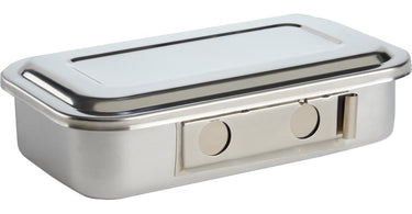 Fantasea Sterilization Box with Lid - Blue plastic hygiene container for salon and spa tools