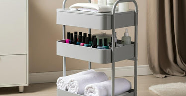 A selection of premium pedicure carts suitable for nail salons, spas, and mobile technicians.