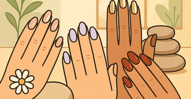 Futuristic nail art designs showcasing emerging trends in texture, technology, and color for professional salons
