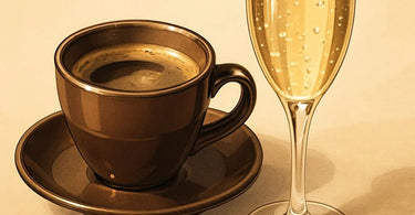 Visual language of color showing espresso, champagne and cinnamon tones in spa design