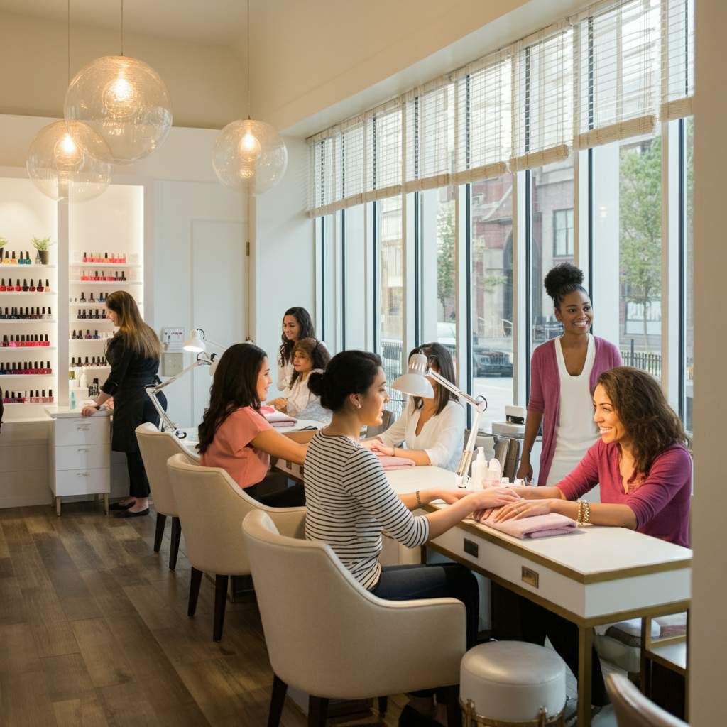 Who is the target market for nail salons? – Pure Spa Direct