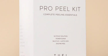 Tuel Skincare Pro Peel Kit Complete Peeling Essentials - Pro Size packaging with professional peeling solutions