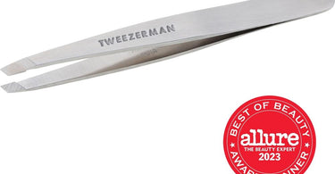 Tweezerman Stainless Slant Tweezer 1231-r - Precision Tool for Spa and Salon Professionals