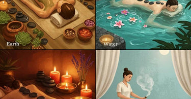 Unique spa treatments inspired by earth, water, fire, and air therapies