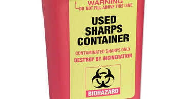 Fantasea 1 Liter Sharps Container for safe disposal of sharp objects in spas and salons
