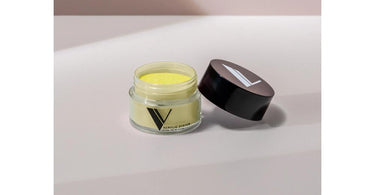 V Beauty Pure V Acrylic System Powder in shade #184 Electric, a vibrant blue nail powder jar