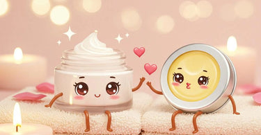 Dr. Temt Vienna Eye Cream and Lip Balm - luxurious spa skincare duo for velvety eyes and kissable lips