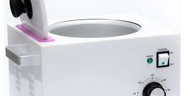 Professional wax warmers for hair removal in a salon setting