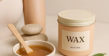 Professional waxing treatment for acne-prone skin showing proper technique to minimize breakouts