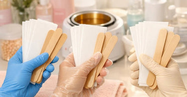 Informative blog guide comparing nitrile, vinyl, and latex gloves for professional waxing, focusing on grip, sensitivity, and allergy prevention, from Pure Spa Direct.