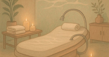 Professional hydromassage system in a modern spa setting