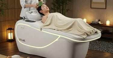 Japanese Head Spa treatment in a luxury salon setting