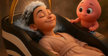 Japanese Head Spa Water Therapy treatment in a luxurious spa setting