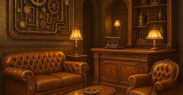 Luxury spa reception area with modern furniture and elegant decor