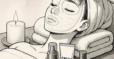 A serene spa treatment room showcasing a client receiving a luxurious facial from a professional esthetician.