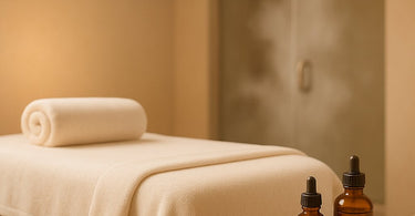 Relaxing massage session with oils, showcasing post-massage care importance