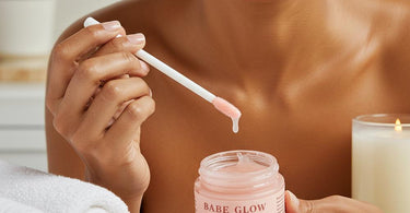 Babe Glow Lip Mask - luxurious lip treatment for hydrated, glowing lips