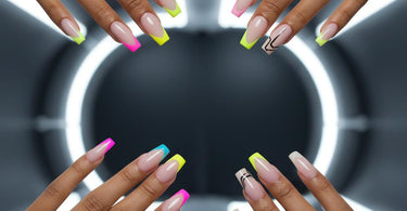 French Tip Coffin Nail Designs for 2025
