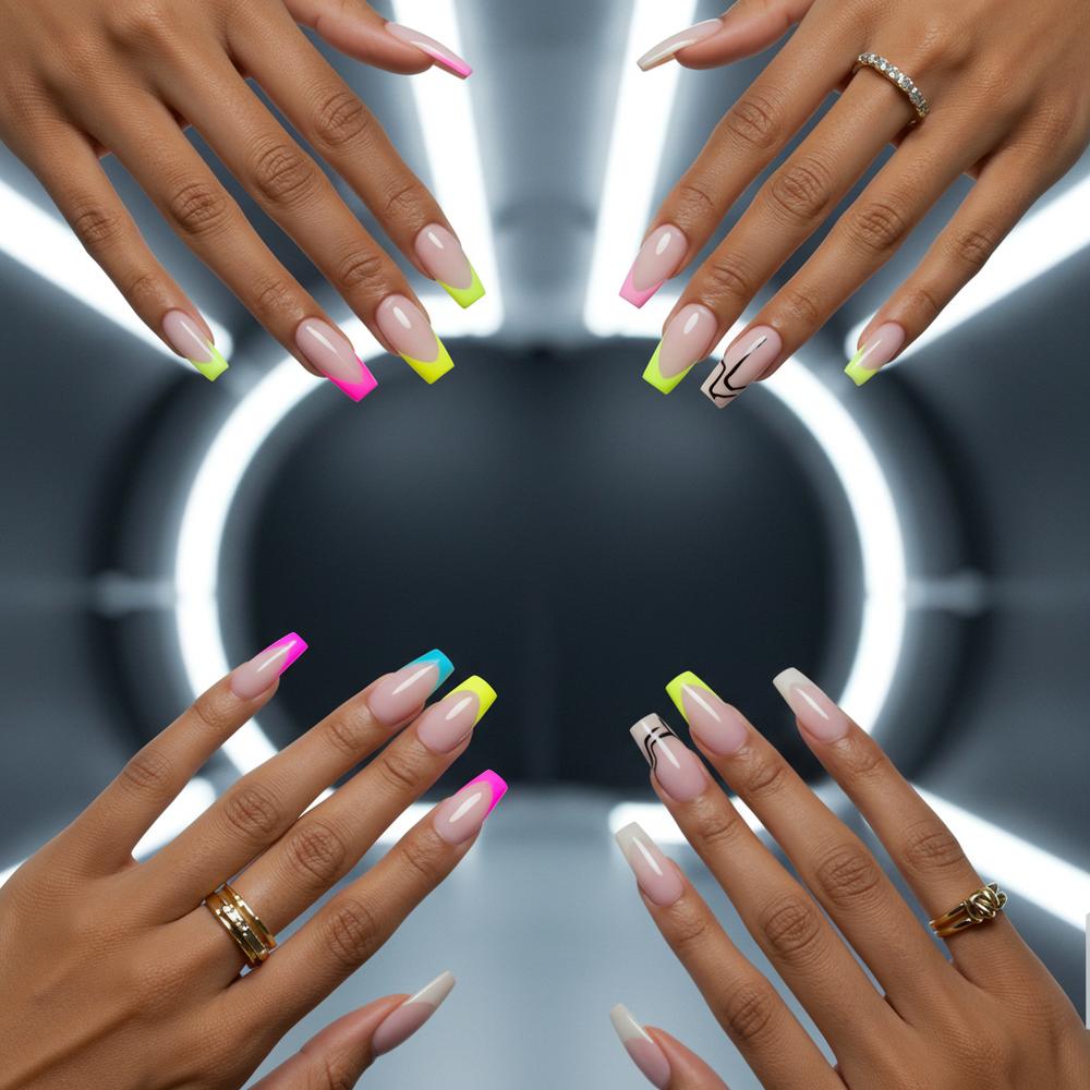 Modern French Tip Nails for 2025 Runway