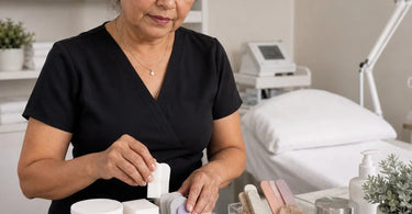 A close-up image emphasizing the importance of replacing porous salon and spa tools for safety and hygiene.
