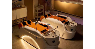 Luxury IVY Japanese Head Spa and Shampoo Bed with Human Touch Massage