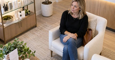 Spa and salon waiting room atmosphere illustrating how silence can feel peaceful or awkward and how thoughtful reception design improves client comfort