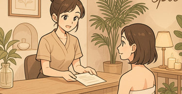 Elegant spa environment showing peaceful treatment room with professional equipment and serene atmosphere
