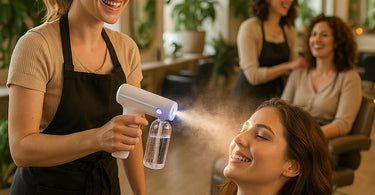 Professional nano mist sprayer for salon hydrating treatments