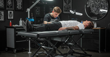 High-quality tattoo client bed for professional tattoo studios