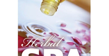 Alfalfa Herbal Spa Window Decal, a large vibrant botanical design for spa storefronts