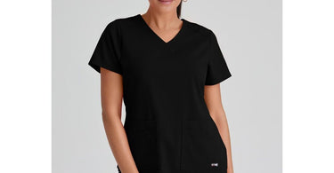 Women's Emma Scrub Top from Barco Uniforms' Grey's Anatomy Spandex Stretch Collection