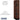 12-inch Wide Double Tier Designer Wood Locker - 1 Wide - 5 Feet High - 21-inch Deep by Salsbury – Mahogany – Black Resettable Combination Locks by Salsbury