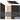 12-inch Wide Double Tier 'S' Style Designer Wood Locker - 1 Wide - 5 Feet High - 18-inch Deep by Salsbury – Black – Hasps by Salsbury (view 6)