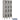 12-inch Wide Double Tier See-Through Metal Locker - 3 Wide - 6 Feet High - 15-inch Deep by Salsbury – Gray – Assembled by Salsbury