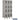12-inch Wide Double Tier See-Through Metal Locker - 3 Wide - 6 Feet High - 18-inch Deep by Salsbury – Gray – Unassembled by Salsbury