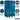 12-inch Wide Double Tier Standard Metal Locker - 3 Wide - 5 Feet High - 18-inch Deep by Salsbury – Blue – Assembled by Salsbury (view 2)