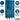 12-inch Wide Double Tier Standard Metal Locker - 3 Wide - 6 Feet High - 12-inch Deep by Salsbury – Blue – Assembled by Salsbury (view 2)
