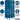 12-inch Wide Double Tier Standard Metal Locker - 3 Wide - 6 Feet High - 18-inch Deep by Salsbury – Blue – Assembled by Salsbury (view 2)