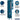 12-inch Wide Double Tier Vented Metal Locker - 1 Wide - 6 Feet High - 15-inch Deep by Salsbury – Blue – Assembled by Salsbury (view 2)
