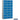 12-inch Wide Eight Tier Plastic Locker - 3 Wide - 6 Feet High - 18-inch Deep by Salsbury – Blue – Assembled by Salsbury