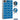 12-inch Wide Eight Tier Plastic Locker - 3 Wide - 6 Feet High - 18-inch Deep by Salsbury – Blue – Assembled by Salsbury (view 2)